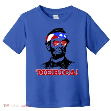 Abraham Lincoln Merica Toddler T-Shirt