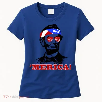 Abraham Lincoln Merica Women's T-Shirt