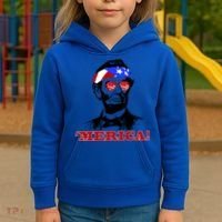 Abraham Lincoln Merica Kids Hoodie thumb 3