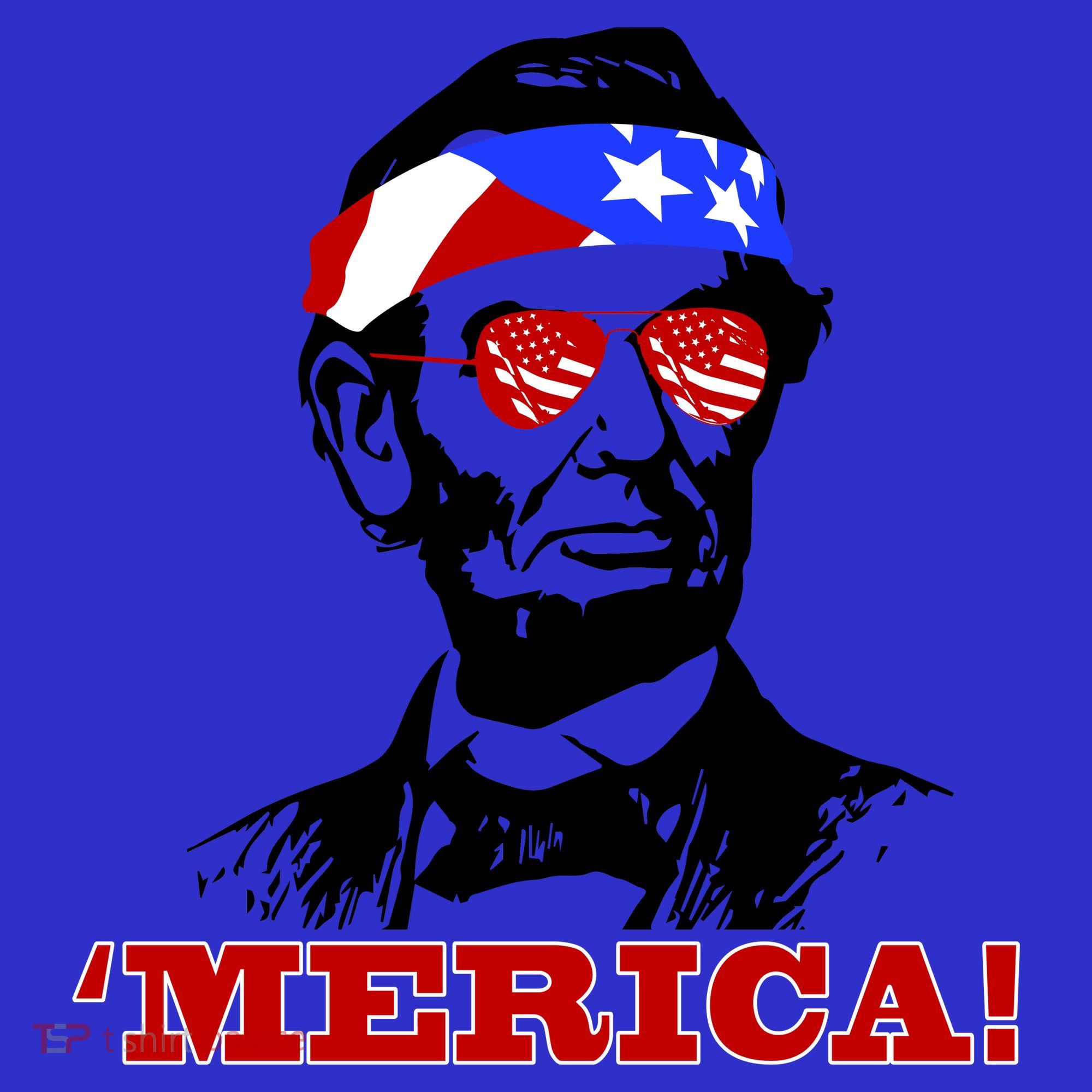 Abraham Lincoln Merica Kids T-Shirt