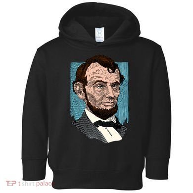 Abraham Lincoln Portrait Toddler Hoodie