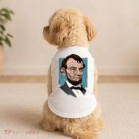Abraham Lincoln Portrait Doggie Tank thumb 2
