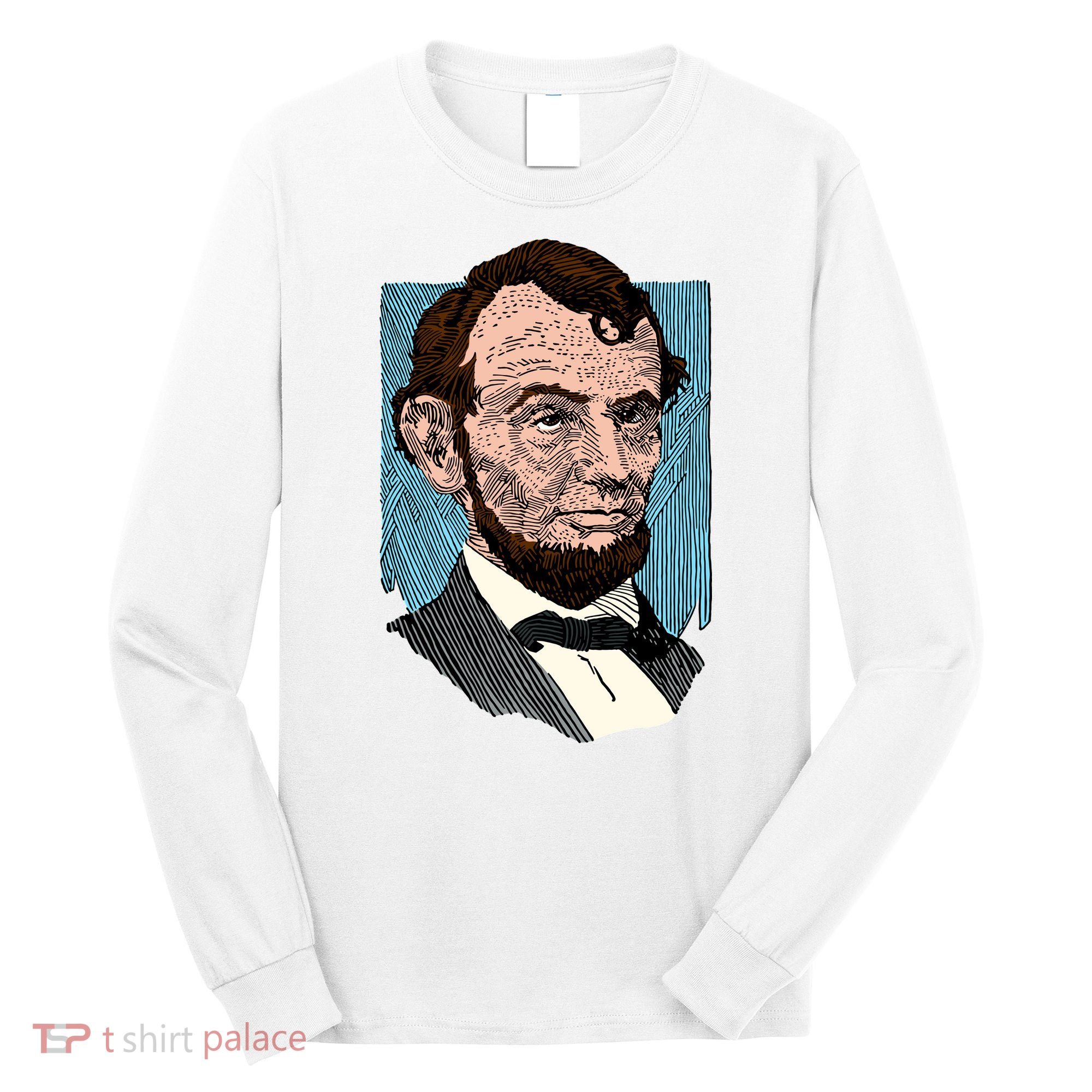 Abraham Lincoln Portrait Long Sleeve Shirt
