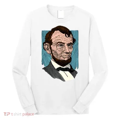 Abraham Lincoln Portrait Long Sleeve Shirt