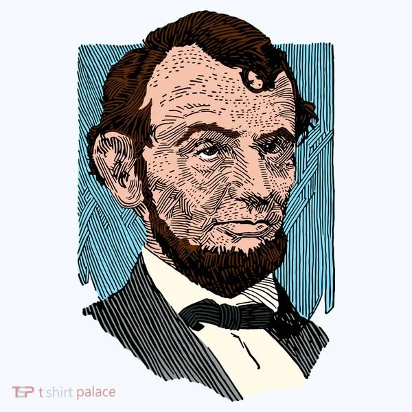 Abraham Lincoln Portrait Bucket Hat