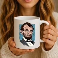 Abraham Lincoln Portrait Coffee Mug thumb 3