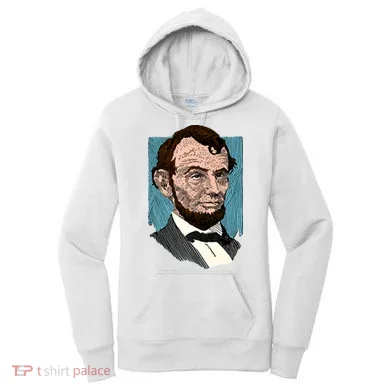 Abraham Lincoln Portrait Women's Hoodie