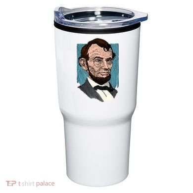 Abraham Lincoln Portrait Tumbler