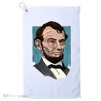 Abraham Lincoln Portrait Golf Towel thumb 0