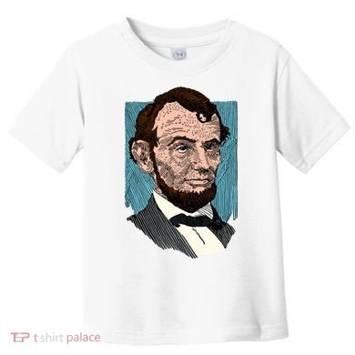 Abraham Lincoln Portrait Toddler T-Shirt
