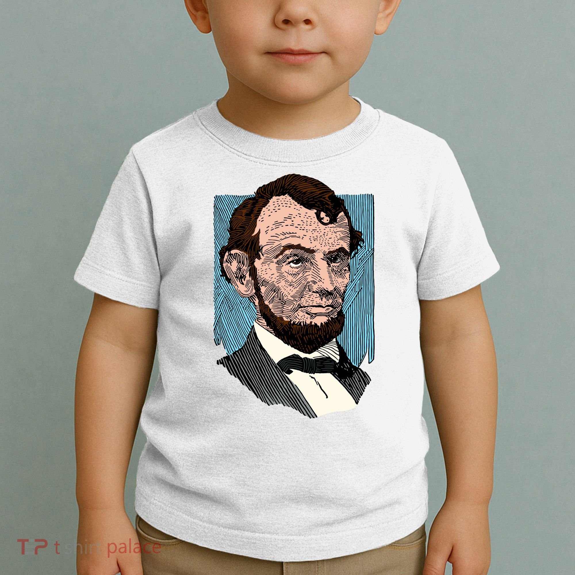 Abraham Lincoln Portrait Toddler T-Shirt