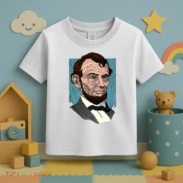 Abraham Lincoln Portrait Toddler T-Shirt