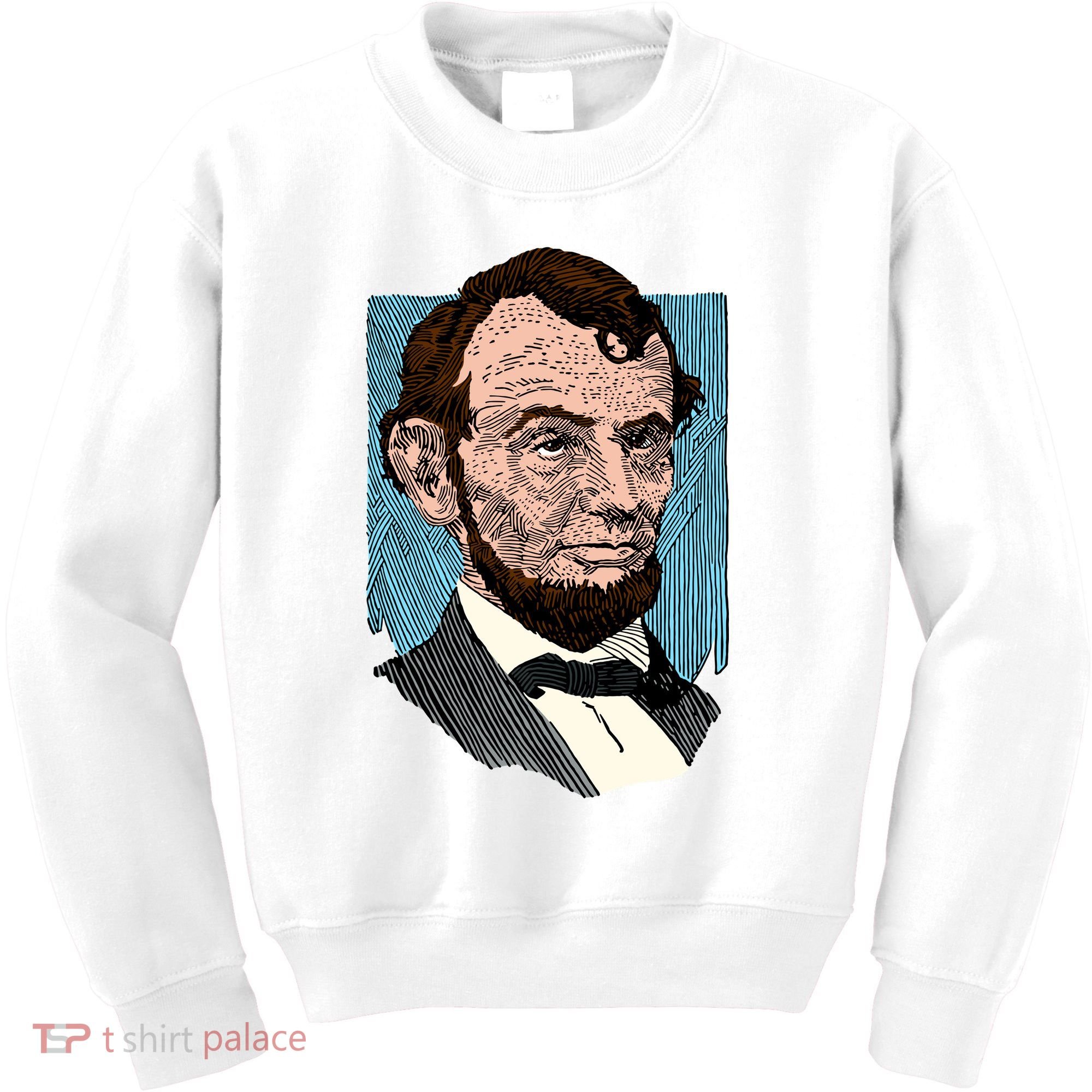 Abraham Lincoln Portrait Kids Sweatshirt