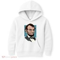 Abraham Lincoln Portrait Kids Hoodie thumb 0