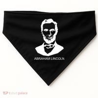 Abraham Lincoln Portrait President USA-Made Doggie Bandana thumb 0