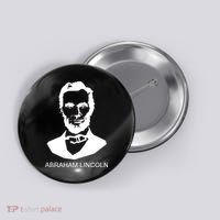 Abraham Lincoln Portrait President Button thumb 0