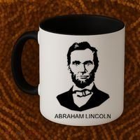 Abraham Lincoln Portrait President Coffee Mug thumb 2