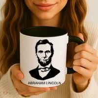 Abraham Lincoln Portrait President Coffee Mug thumb 3