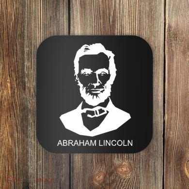 Abraham Lincoln Portrait President Coaster