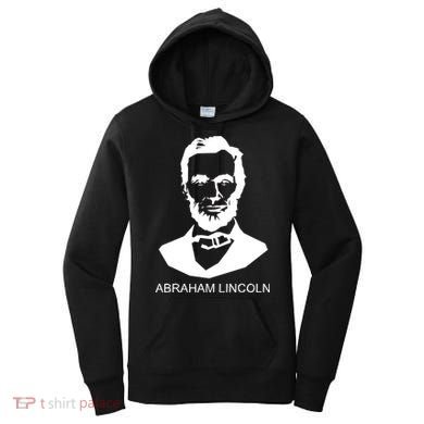 Abraham Lincoln Portrait President Women's Hoodie