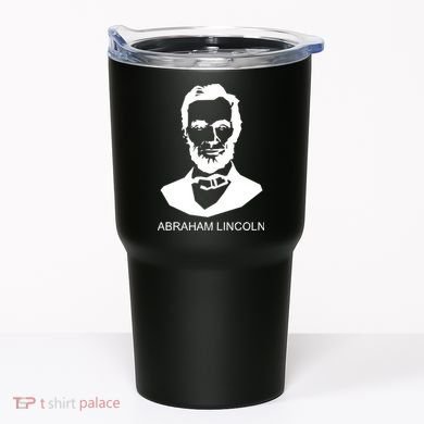 Abraham Lincoln Portrait President Tumbler