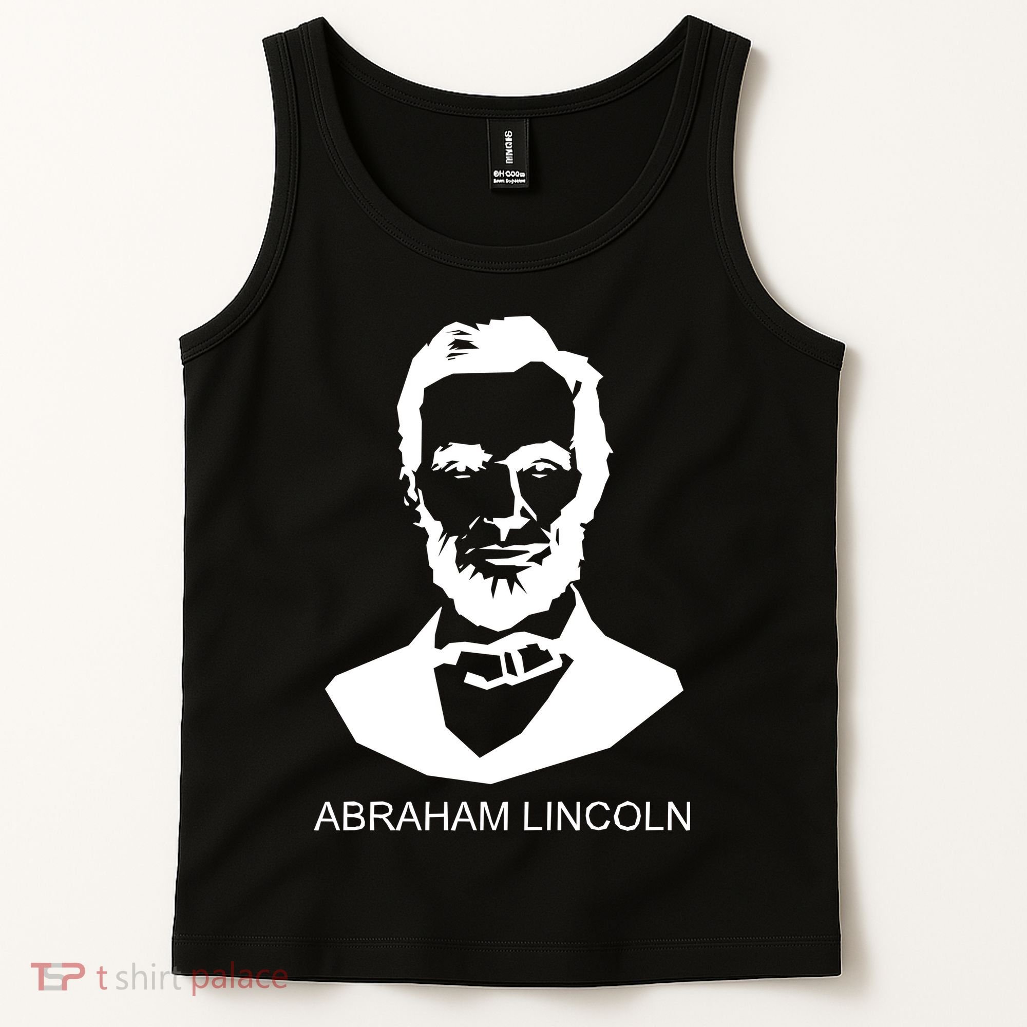 Abraham Lincoln Portrait President Tank Top
