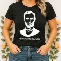 Abraham Lincoln Portrait President Women's T-Shirt thumb 2
