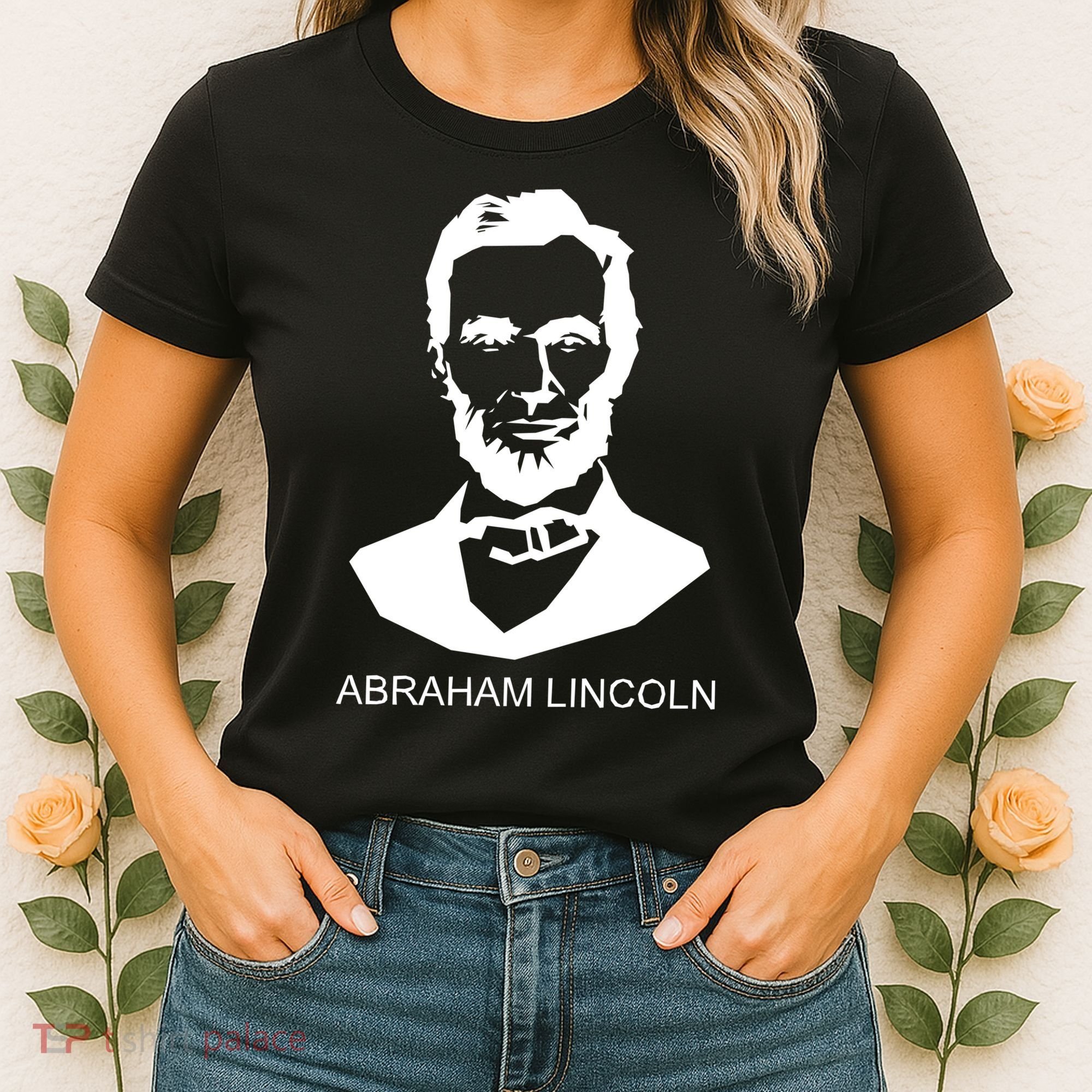 Abraham Lincoln Portrait President Women's T-Shirt