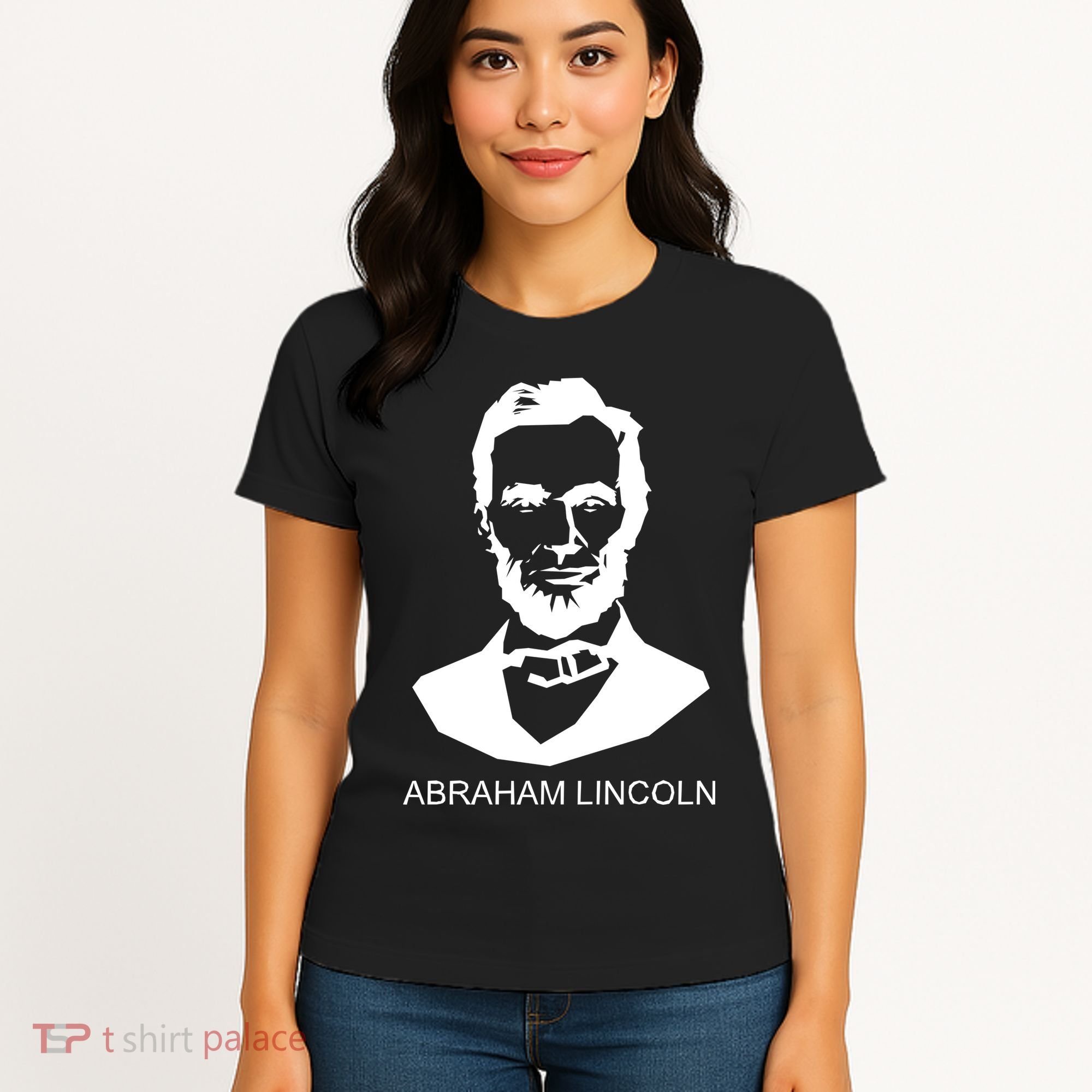Abraham Lincoln Portrait President Women's T-Shirt