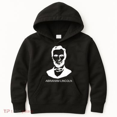 Abraham Lincoln Portrait President Kids Hoodie