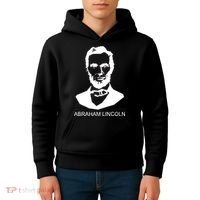 Abraham Lincoln Portrait President Kids Hoodie thumb 4