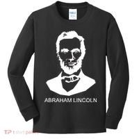 Abraham Lincoln Portrait President Kids Long Sleeve Shirt thumb 0