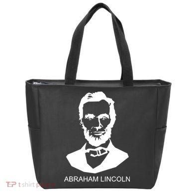 Abraham Lincoln Portrait President Tote Bag