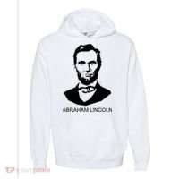 Abraham Lincoln Portrait President Comfort Colors Garment-Dyed Hooded Sweatshirt thumb 0