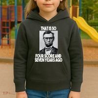 Abraham Lincoln Seven years Ago Kids Hoodie thumb 3