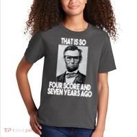 Abraham Lincoln Seven years Ago Kids T-Shirt thumb 2