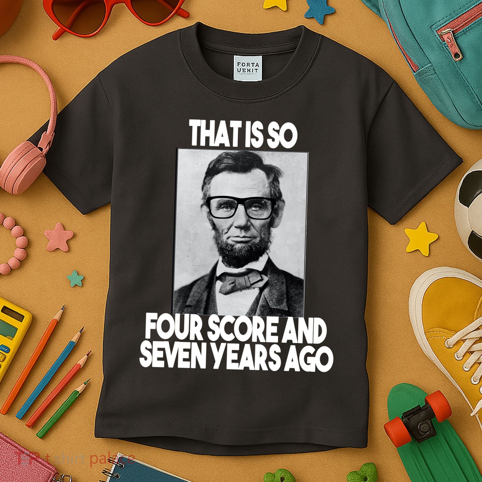 Abraham Lincoln Seven years Ago Kids T-Shirt