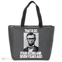 Abraham Lincoln Seven years Ago Tote Bag thumb 0