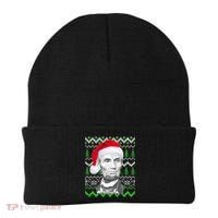 Abraham Lincoln Ugly Christmas Sweater Beanie thumb 0