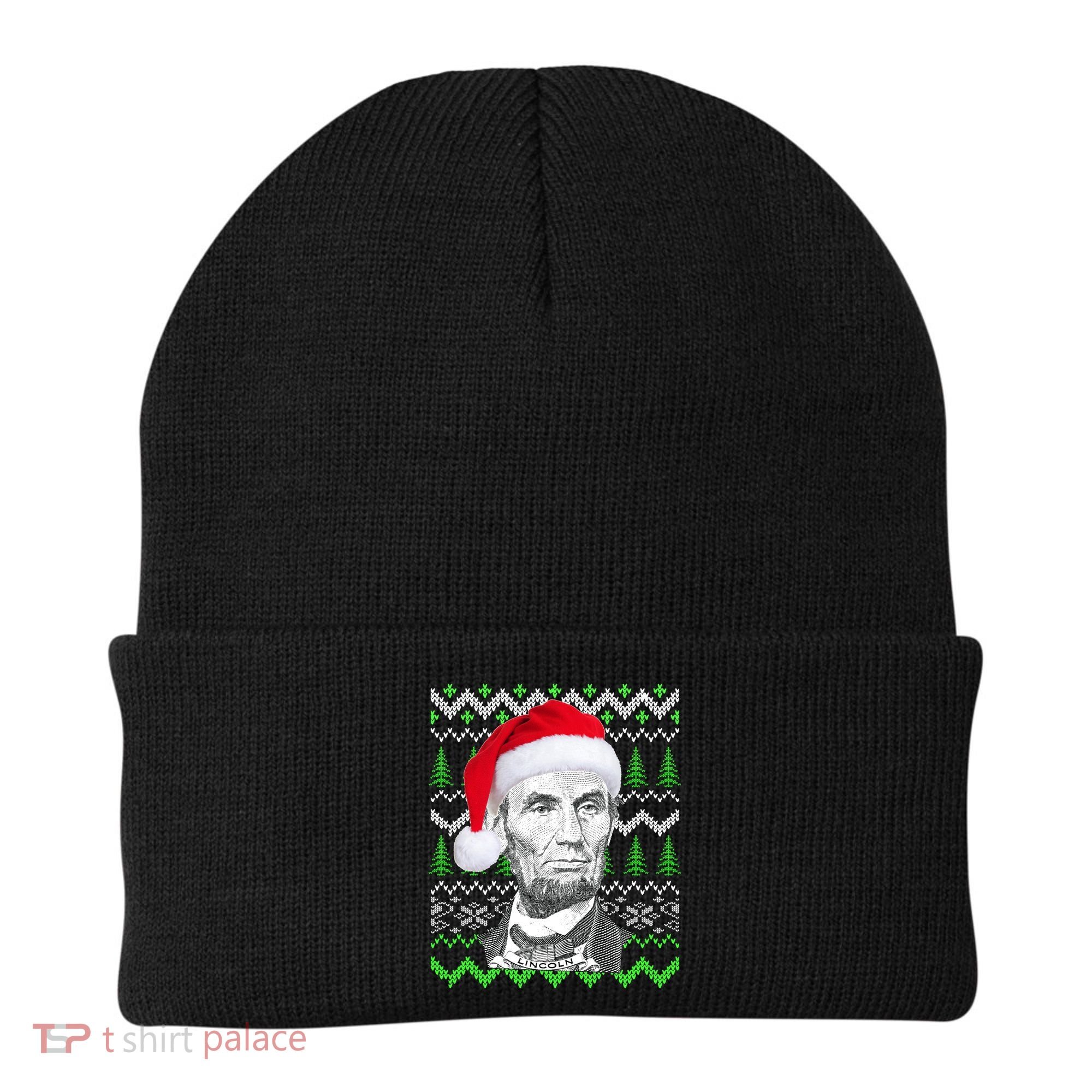 Abraham Lincoln Ugly Christmas Sweater Beanie