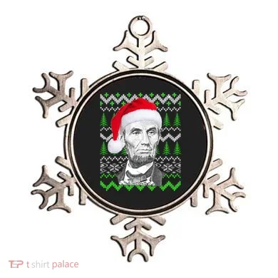 Abraham Lincoln Ugly Christmas Sweater Ornament