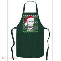 Abraham Lincoln Ugly Christmas Sweater Apron thumb 0