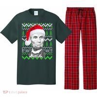 Abraham Lincoln Ugly Christmas Sweater Pajama Set thumb 0