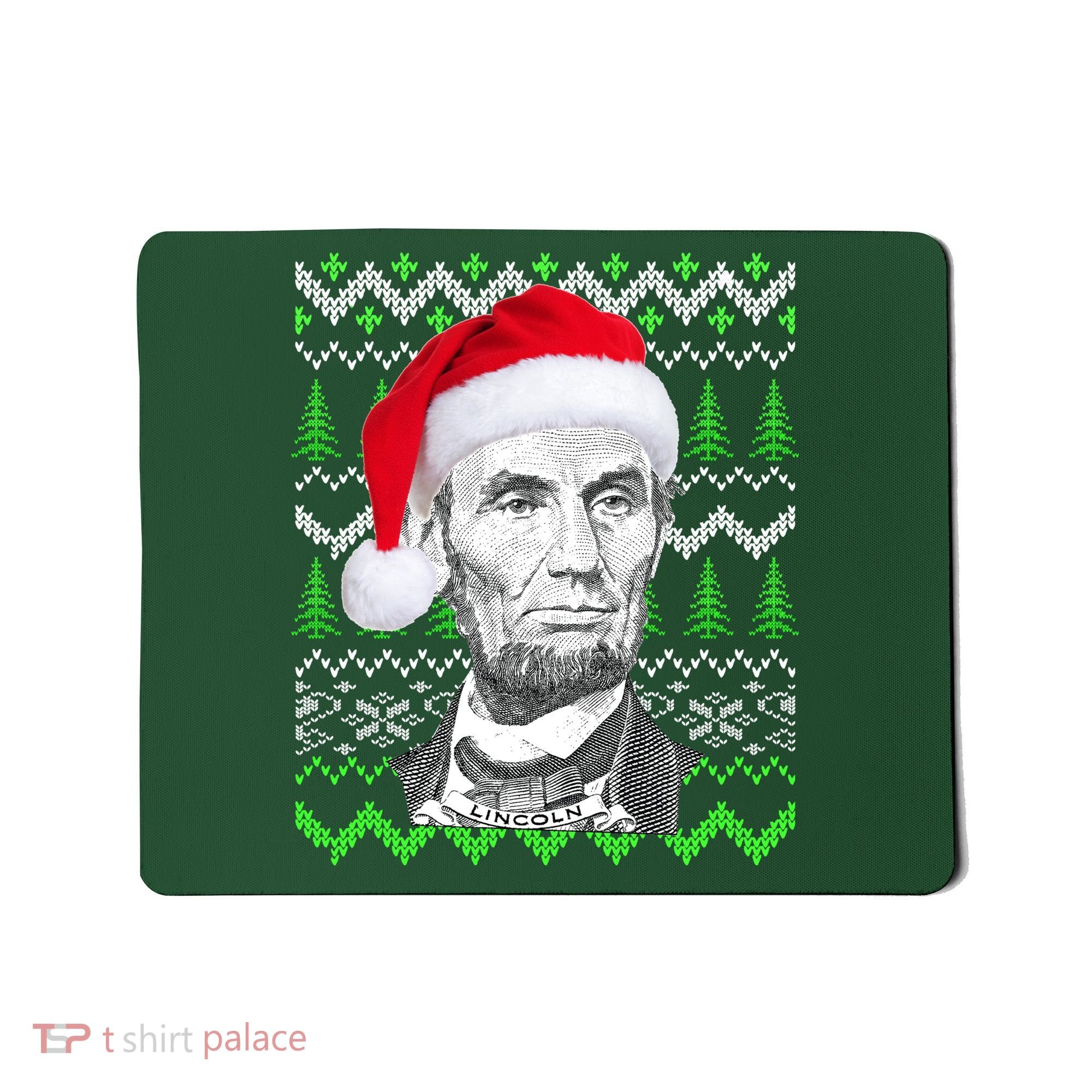 Abraham Lincoln Ugly Christmas Sweater Mousepad