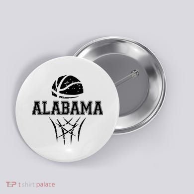 Alabama Basketball Sport Button