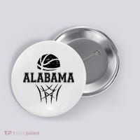 Alabama Basketball Sport Button thumb 0