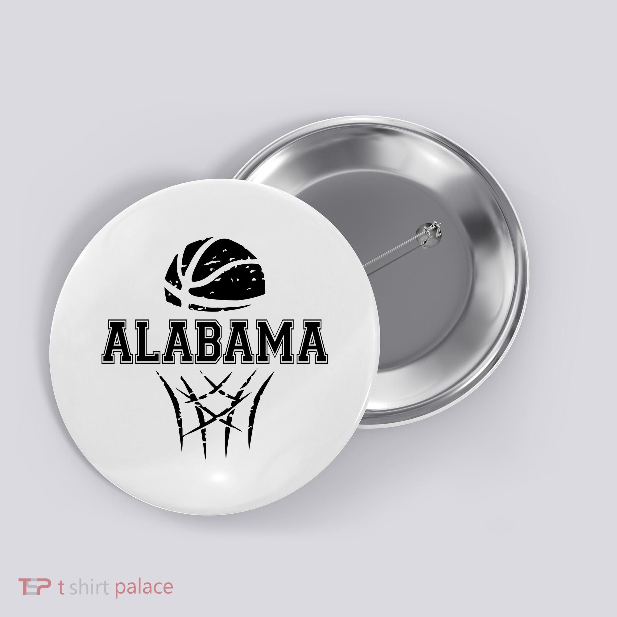 Alabama Basketball Sport Button
