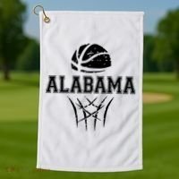 Alabama Basketball Sport Golf Towel thumb 1