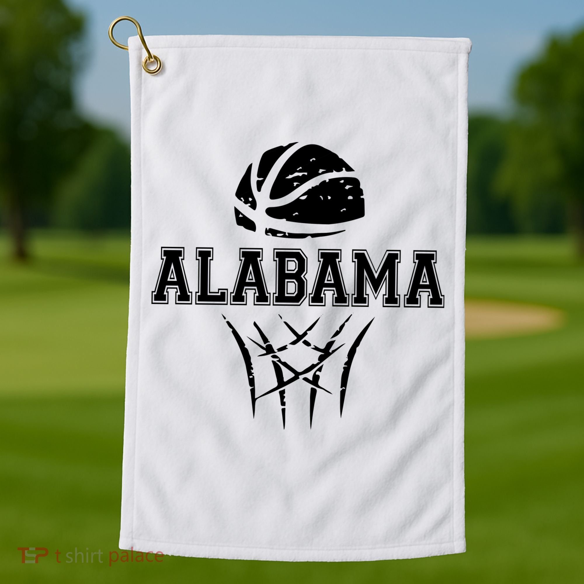 Alabama Basketball Sport Golf Towel