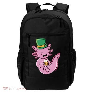 Axolotl Beer St Patrick's Day Backpack